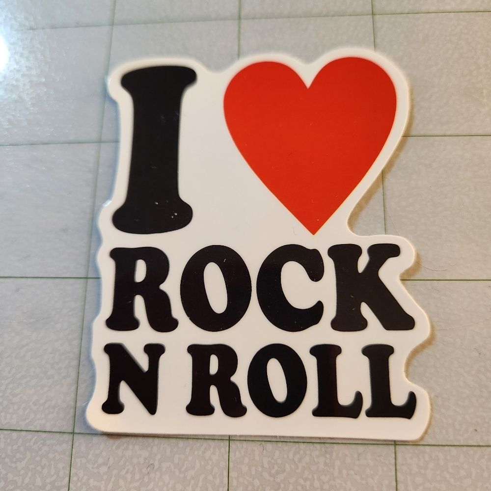 10/$10 Sticker I love rock and roll